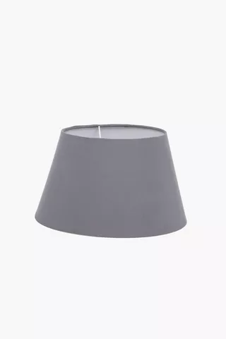 Cotton Tapered Lampshade, 35x21cm