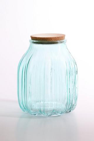 Tinted Glass Cookie Jar