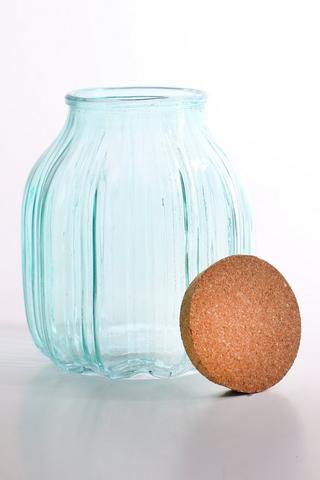 Tinted Glass Cookie Jar