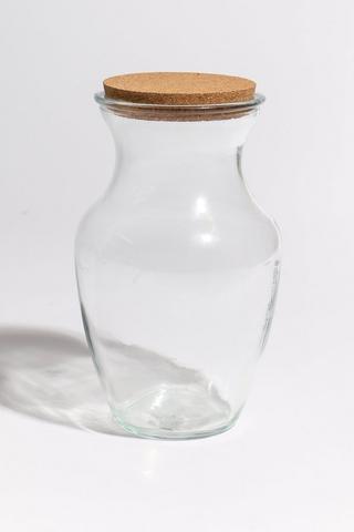 Cork Lid Cookie Jar