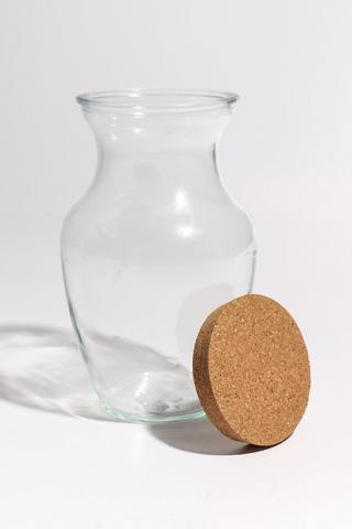 Cork Lid Cookie Jar
