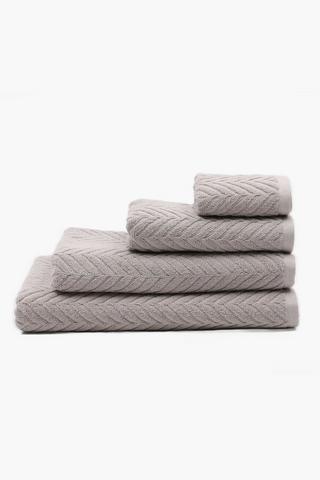 Textured Terry Towelling Cotton Towel
