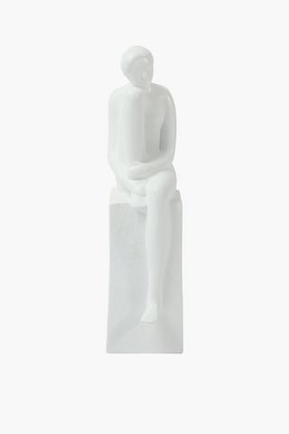 Seated Knee Sculpture, 15x38cm