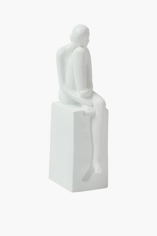 Seated Knee Sculpture, 15x38cm