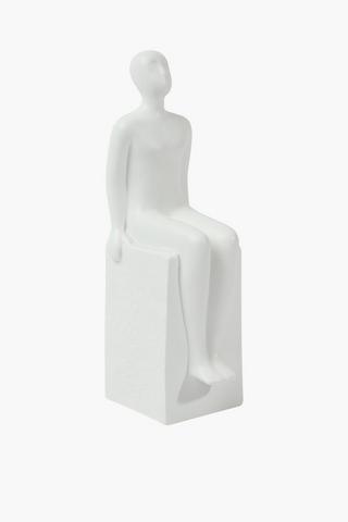 Seated Sculpture, 15x38cm