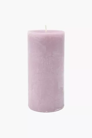 Lavender Pillar Candle, 7,5x14cm