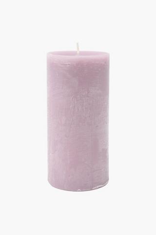 Lavender Pillar Candle, 7,5x14cm