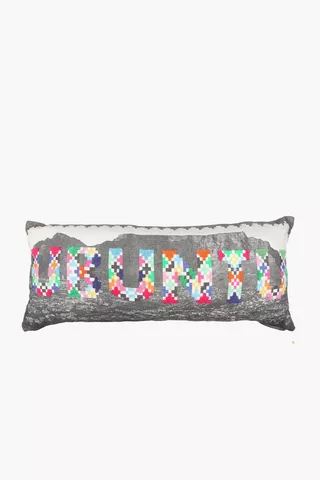 Colab Faatimah Mohamed Luke Printed Scatter Cushion, 40x90cm