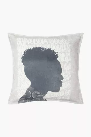 Colab Xolani Mhlongo Printed Scatter Cushion, 55x55cm