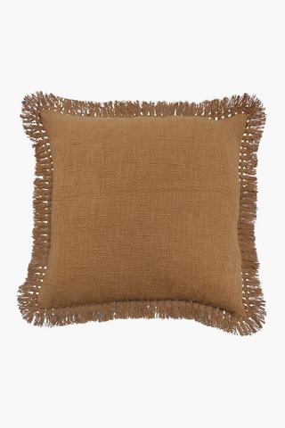 Edge Fray Scatter Cushion, 50x50cm