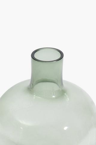 Glass Bottle Vase, 25x38cm