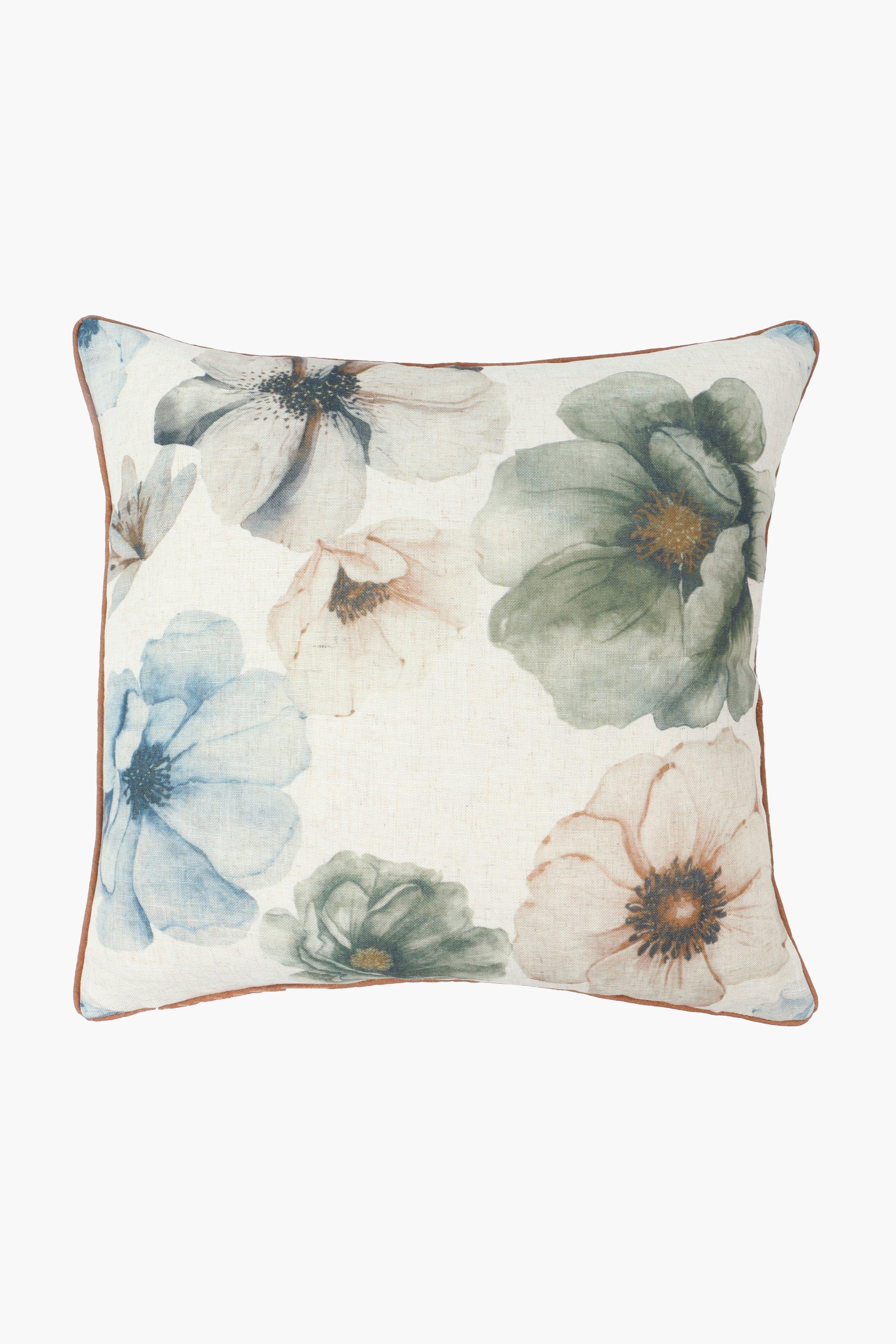 Premium Celia Floral Feather Scatter Cushion, 60x60cm
