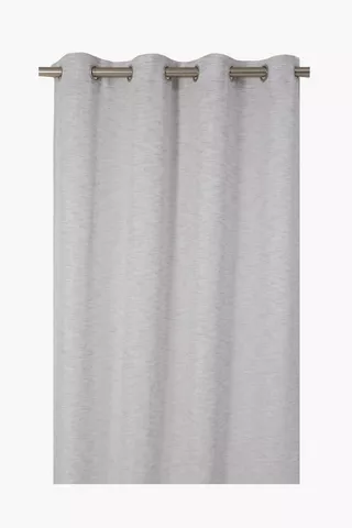 Sheer Slub Detail Eyelet Curtain, 140x225cm