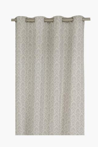 Jacquard Damask Eyelet Curtain, 225x225cm