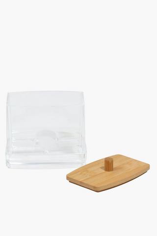 Acrylic Ear Bud Storage Container