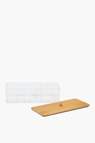 Acrylic 3 Compartment Storage Set