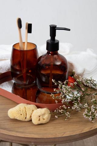 Stained Glass Bath Tumbler