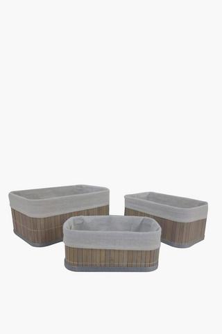 3 Piece Bamboo Utility Set