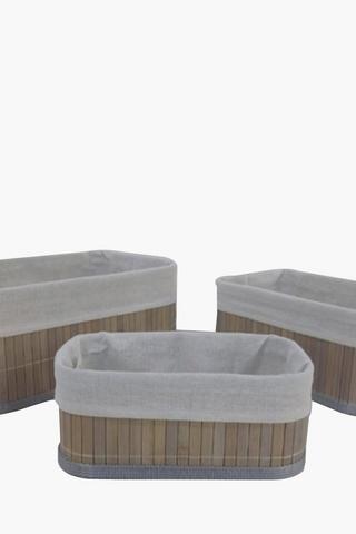 3 Piece Bamboo Utility Set
