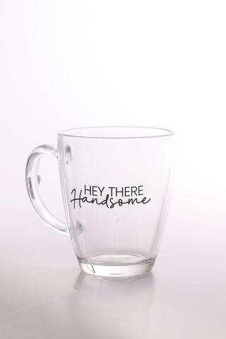 Script Glass Mug