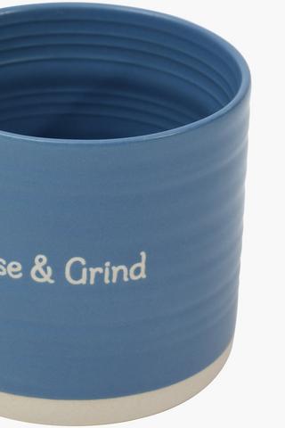 Script Stoneware Mug
