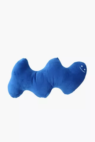 Shaped Squiggle Scatter Cushion, 58x108cm
