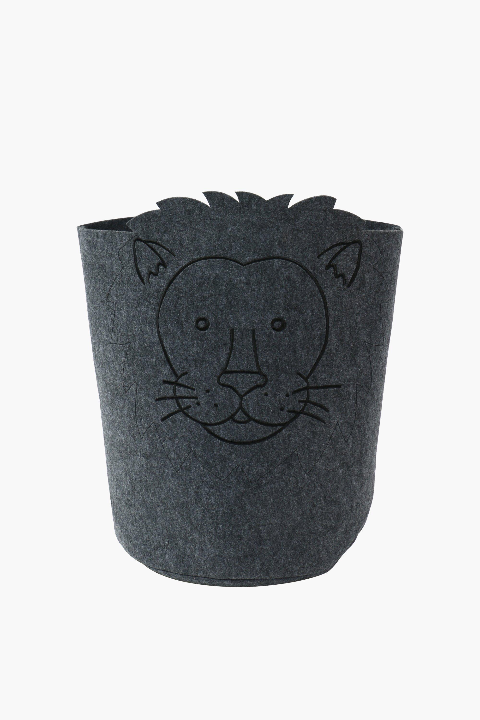 Lion Felt Laundry Basket