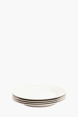 4 Pack Porcelain Side Plates
