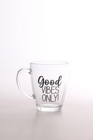 Script Glass Mug