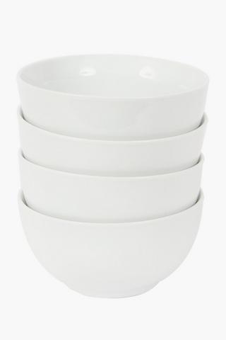 4 Pack Porcelain Bowls