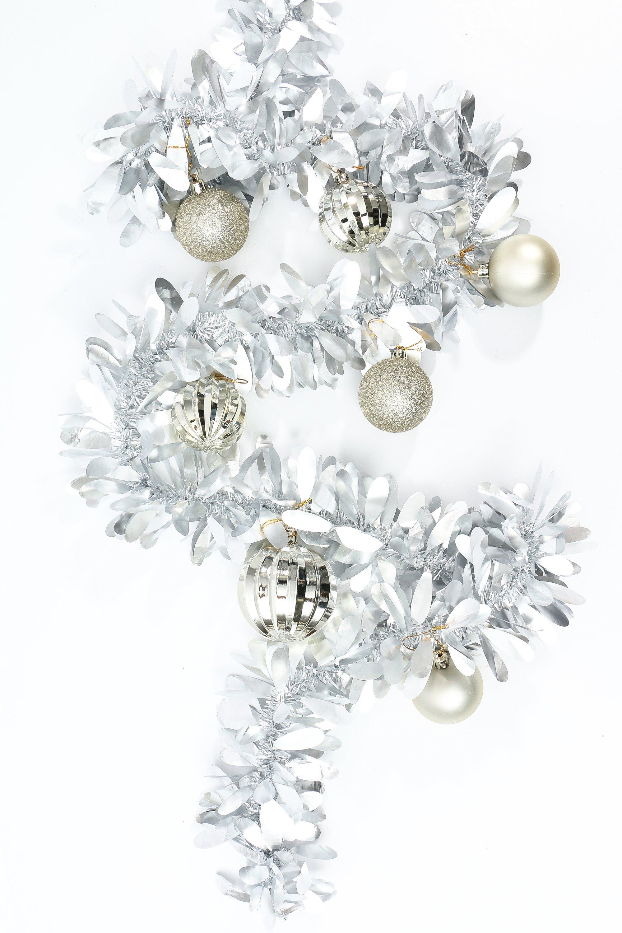 Matte Leaf Tinsel, 11cm