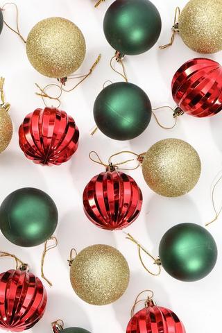 42 Pack Hanging Baubles