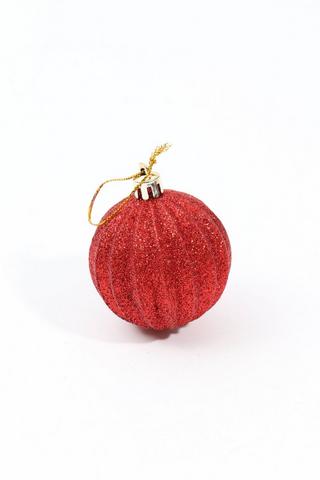 Glitter Shell Hanging Bauble, 6cm