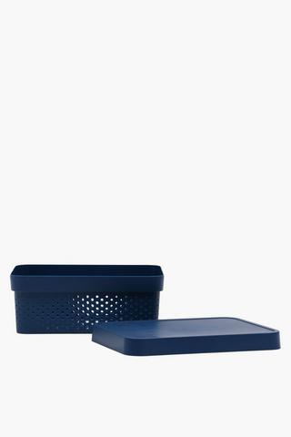 Plastic Dot Basket Medium