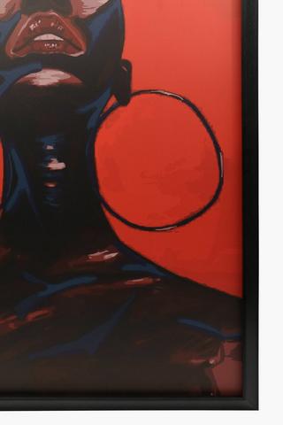 Framed Femme Canvas, 90x120cm