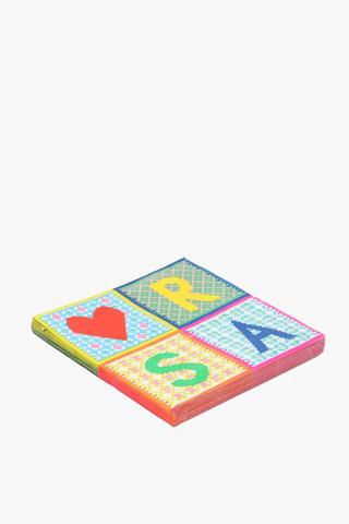 Colab Faatimah Mohamed Luke 20 Pack Serviettes