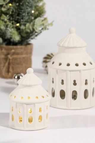 Ceramic Led Rondaval, 7x10cm