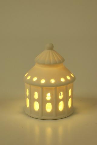 Ceramic Led Rondaval, 7x10cm