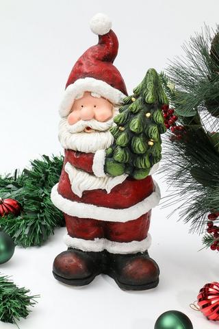 Santa Led Statue, 26x46cm