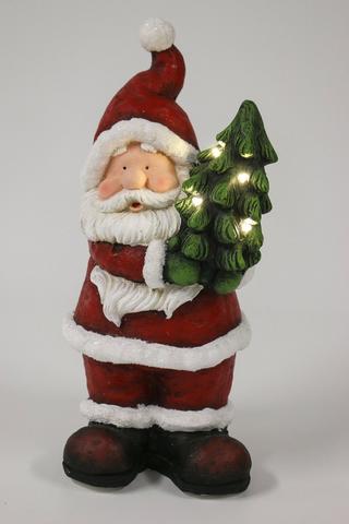 Santa Led Statue, 26x46cm