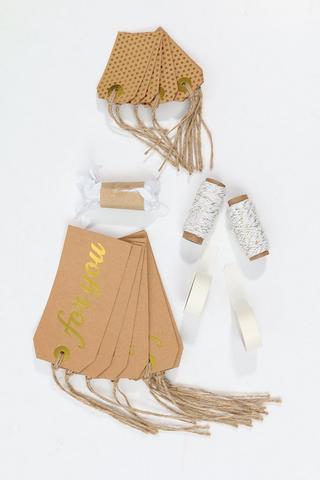 Christmas Metallic Gift Tag Set