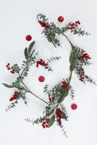 Red Berry Garland, 2m
