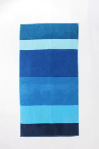 Stripe Urban Cotton Beach Towel, 85x160cm
