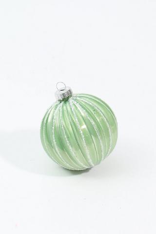 Glitter Rib Hanging Bauble