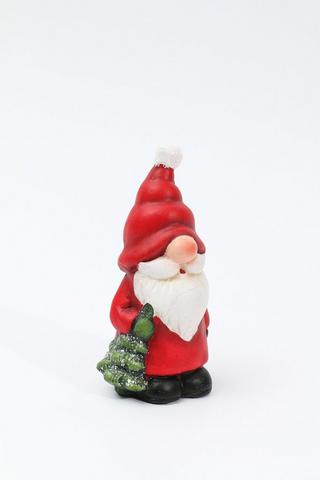 Santa Ceramic Statue, 7x14cm