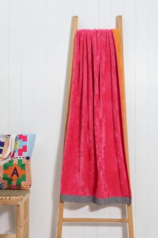 Reversible Jacquard Beach Towel, 85x160cm