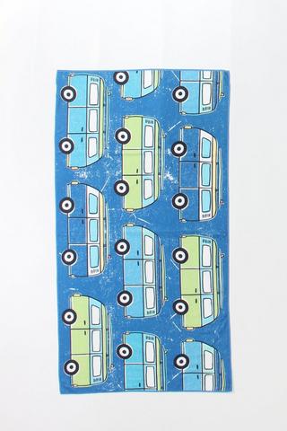 Microfibre Printed Van Beach Towel, Small 70x130cm