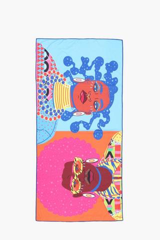 Colab Zinhle Sithebe Printed Beach Towel