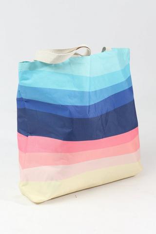 Printed Rainbow Beach Bag Pvc, L50xW40cm