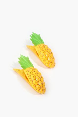 2 Pack Beach Towel Pineapple Clips